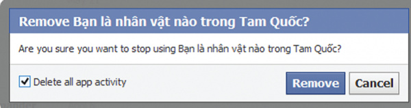 Gỡ bỏ các ứng dụng gây hại khỏi Facebook Gỡ bỏ các ứng dụng gây hại khỏi Facebook