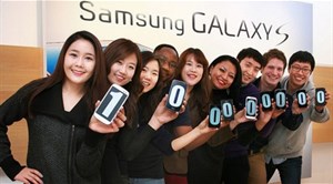 Ba thế hệ dòng Galaxy S bán được 100 triệu chiếc