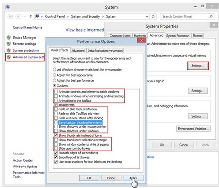 Vài mẹo nhỏ tối ưu hoá hiệu suất hoạt động của Windows 8