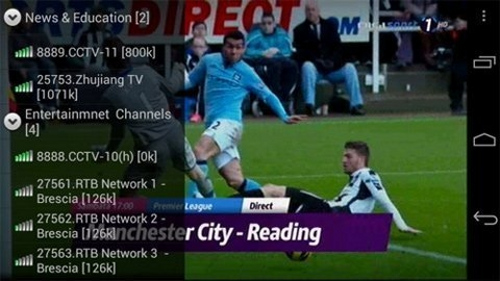 Ứng dụng SopCast giúp xem bóng đá trên Android 