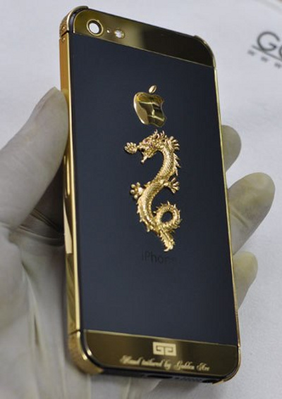 iPhone 5 mạ vàng phiên bản rắn đón Tết