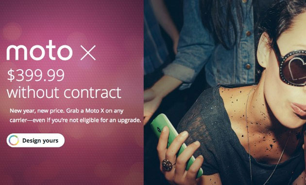 Moto X Moto X bản mở khóa chỉ còn hơn 8 triệu đồng