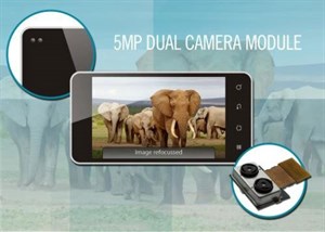 Toshiba mở đầu thế hệ camera đôi cho di động