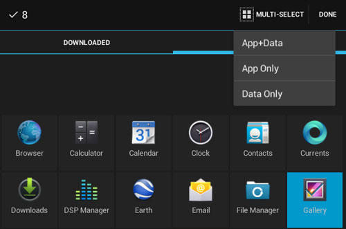 Danh sách ứng dụng trên Zipme Trình nén dữ liệu đa năng cho Android