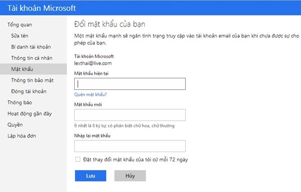 5 Lời khuyên bảo mật khi sử dụng tài khoản mail của Microsoft