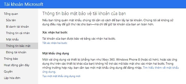 5 Lời khuyên bảo mật khi sử dụng tài khoản mail của Microsoft