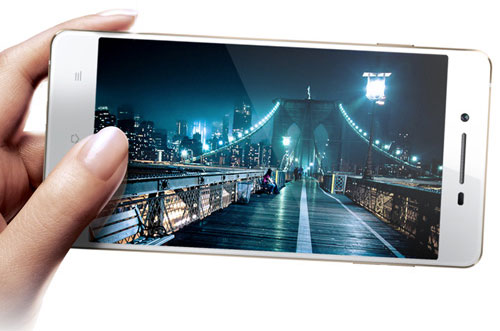 Smartphone R1 nổi bật với thiết kế mỏng và đường viền làm bằng kim loại Oppo R1 chính thức được trình làng