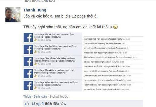 Facebook thanh lọc, hàng loạt fanpage giải trí “chết nhăn răng”