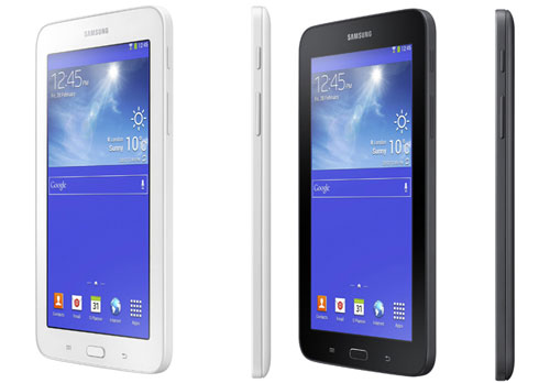 Máy có hai màu đen và trắng Máy tính bảng Galaxy Tab 3 Lite giá rẻ trình làng