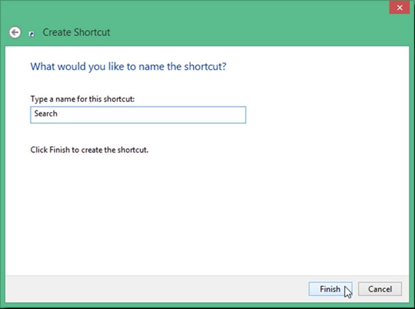 Hướng dẫn tạo Shortcut Tìm kiếm trên Desktop Windows