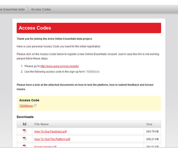 Avira Online Essentials