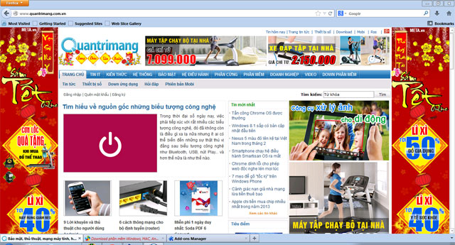 Firefox Làm thế nào để di chuyển các tab trong Firefox xuống dưới?