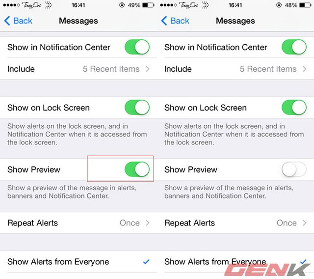 Tránh bị xem trộm nội dung iPhone bằng thủ thuật đơn giản