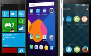 Alcatel Pixi 3 - smartphone có thể chạy cả Android, Windows Phone và Firefox OS