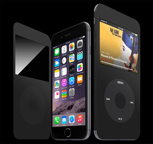 Ý tưởng Cover biến iPhone thành chiếc iPod Classic Iphone và Ipod
