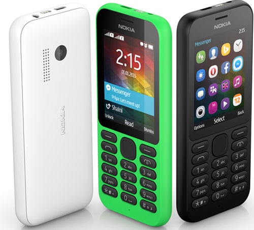 Nokia 215: điện thoại giá rẻ hỗ trợ nhiều dịch vụ Internet, giá 29$ nokia 215