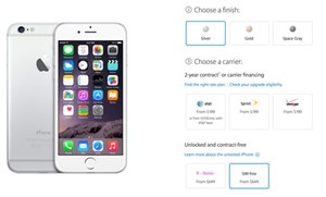 Apple bắt đầu bán ra iPhone 6 và 6+ SIM-free ở Mỹ, giá từ 649$