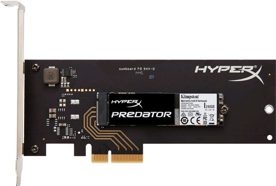 [CES 2015] Kingston giới thiệu SSD chuẩn PCIe, tốc độ 1,4 Gb/s