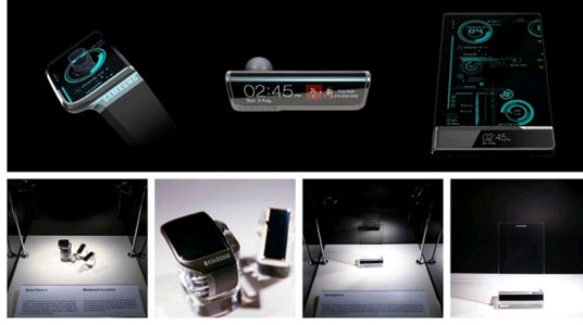 Smartphone màn hình trong suốt Samsung trình diễn smartphone màn hình trong suốt cho... Iron Man