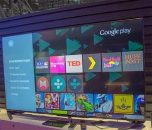 Cận cảnh TV chạy Android TV đầu tiên của Sharp 