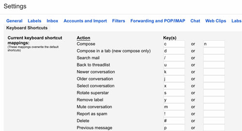 Custom Keyboard Shortcut