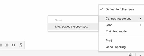 Canned Responses