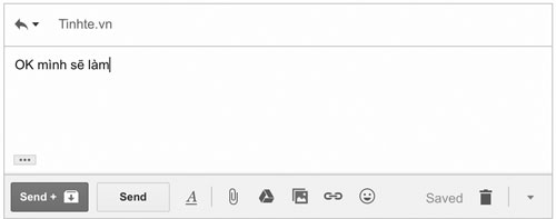 tính năng gửi & lưu trữ của gmail