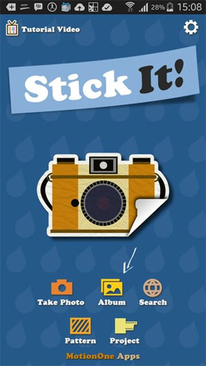 giao diện Photo Sticker Maker