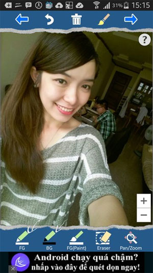 tách ảnh nền đơn giản trên Android