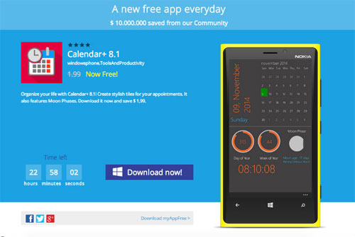 Calendar+ 8.1 cho Windows Phone