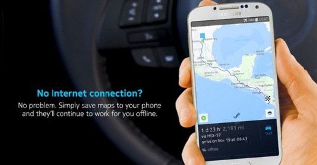 Here Maps cho smartphone Android