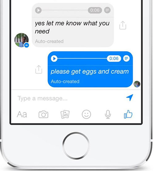 Facebook thử nghiệm chuyển thể tin chat giọng nói thành văn bản Facebook thử nghiệm chuyển thể tin chat giọng nói thành văn bản