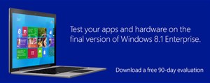 Cách nâng cấp Windows 8.1 Evaluation lên bản chính thức