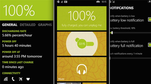 ứng dụng quản lý pin BatteryGuru