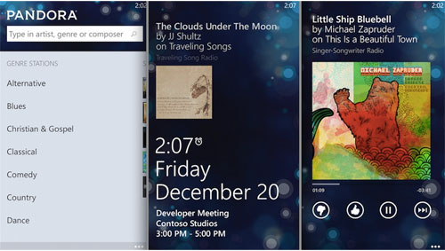 ứng dụng nghe nhạc Pandora