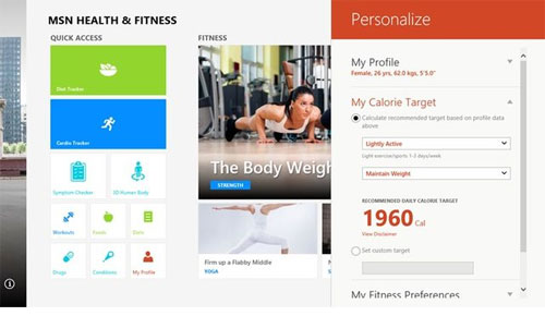 MSN Health & Fitness for Android