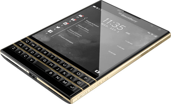 BlackBerry ra mắt Passport vàng