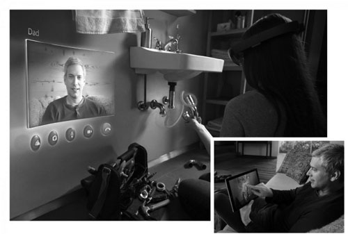 kính thực tế ảo HoloLens của Microsot kính thực tế ảo HoloLens của Microsot