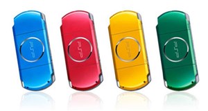 Sony Nhật Bản cho ra mắt 4 màu mới của máy PSP-3000