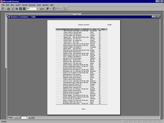 MS Access 2003 - Bài 28: Sử dụng công cụ Print Preview