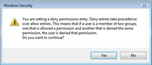 Từ chối truy cập đến File hoặc Folder trong Windows Vista