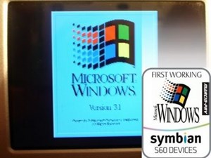 Thú vị với Windows 3.1 vận hành trên Nokia N95