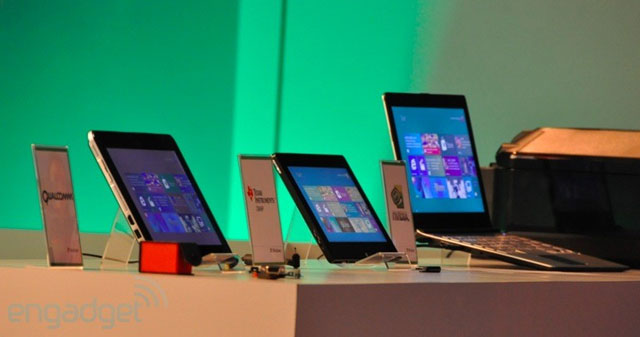 Những mẫu tablet, notebook dùng chip ARM và chạy Windows 8 tại Computex 2011.