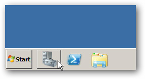 khởi động Server Manager