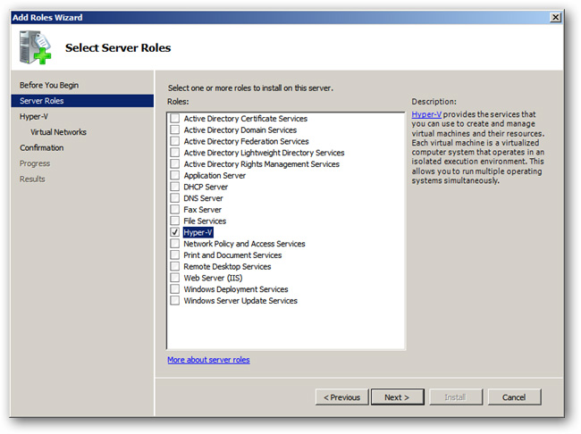 chọn Hyper-V