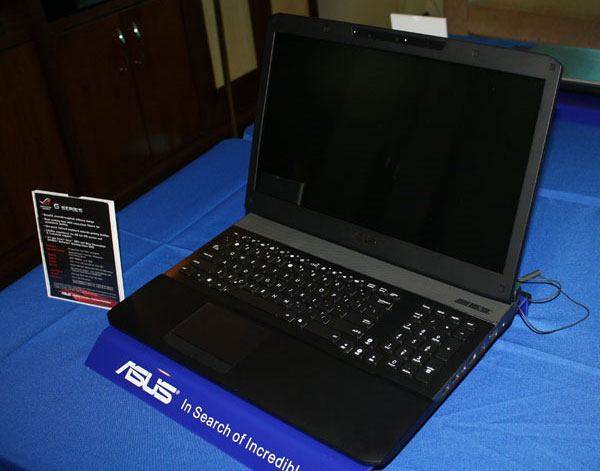 ROG G75 của Asus có màn hình 17,3 inch.