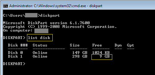 Tạo ổ đĩa logic trong Windows 7 