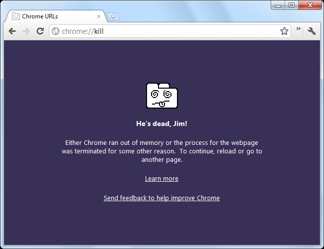 chrome://kill