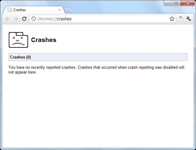 Chrome://Crashes