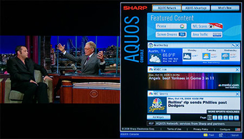 Aquos Net còn có hạn chế so với các đối thủ.